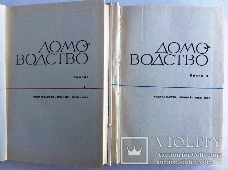 1967  Домоводство  в 2-х книгах Киев, фото №4