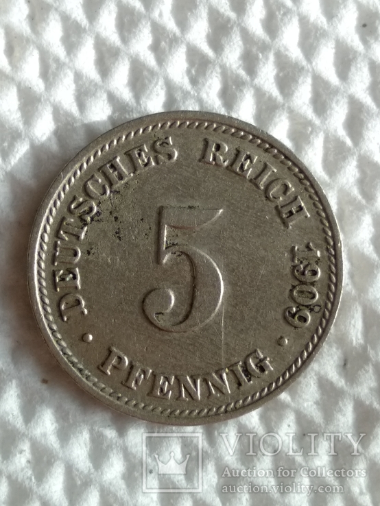 П'ять фенінгів ( 4 штуки ) 1915 - G, фото №6