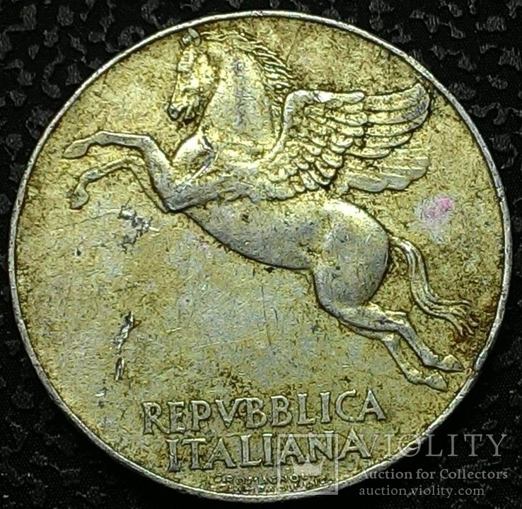 Италия 10 лир 1949 год