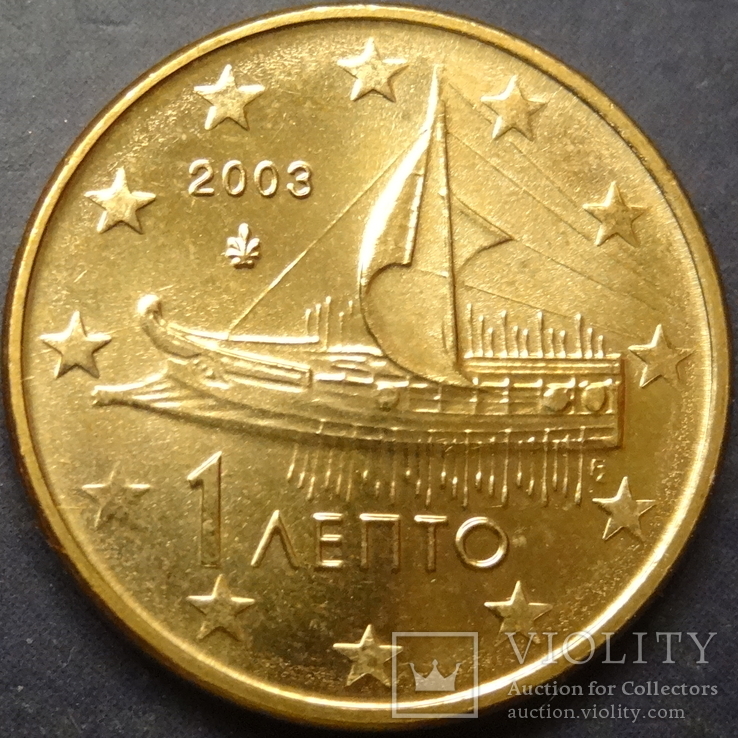 1 євроцент Греція 2003 UNC