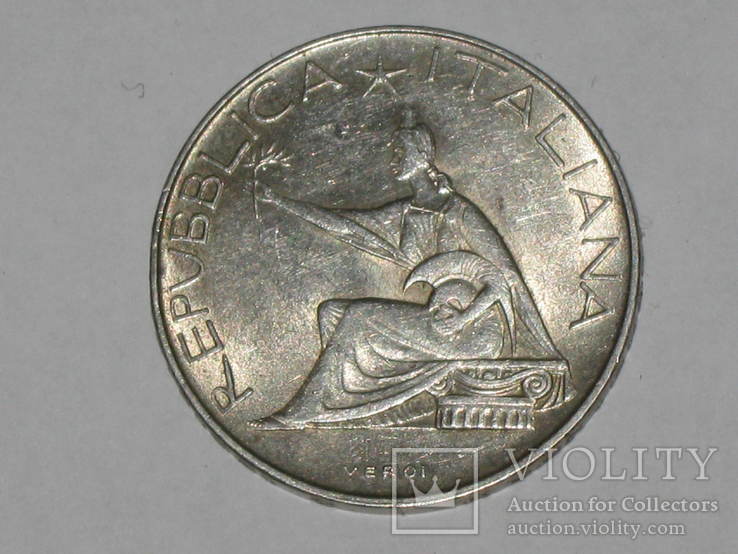 500 лир серебро 1961, фото №4