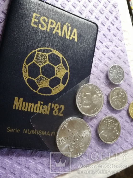 Монеты Испании "Mundial'82"