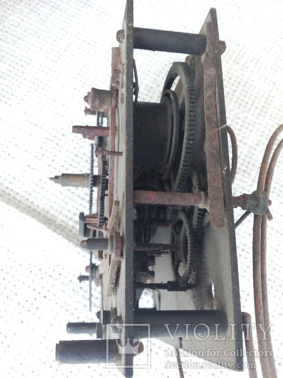 Старинные настенные часы GUSTAV BECKER  (на реставрацию), фото №8