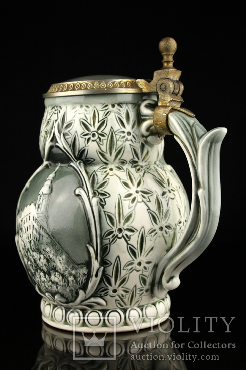 Пивная кружка Sitzendorf Porcelain. Литровая. Германия (0525), фото №5