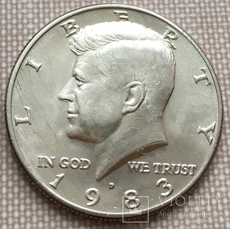50 центів 1983 D