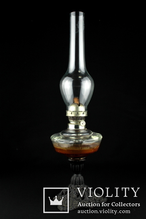 Коллекционная керосиновая лампа. Высота 460 мм. Европа (0423), фото №3