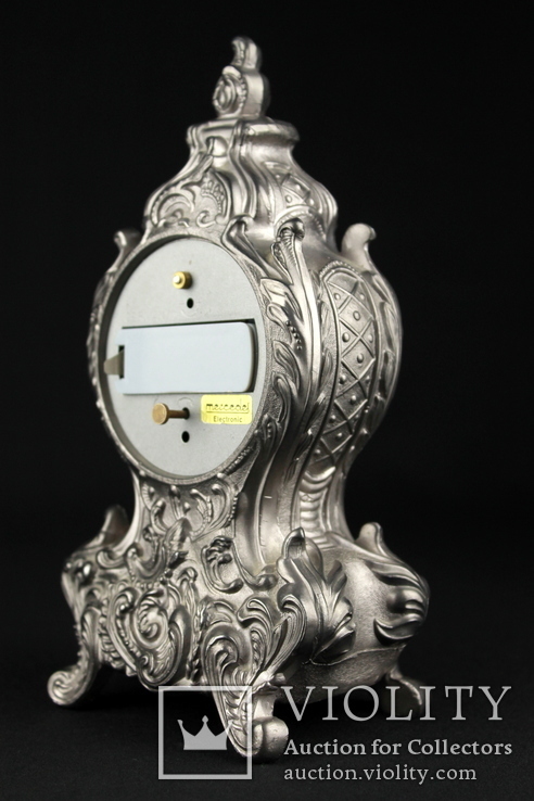 Настольные часы в оловянном корпусе Mercedes Electronic. Германия (0507), фото №7