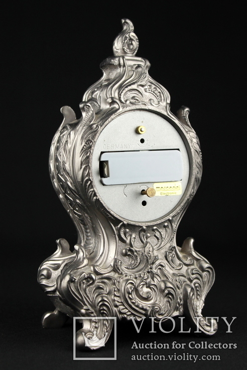 Настольные часы в оловянном корпусе Mercedes Electronic. Германия (0507), фото №8
