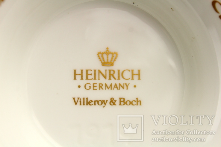 Пара пивных кружек Heinrich. Villeroy &amp; Boch. Германия (0526), фото №13