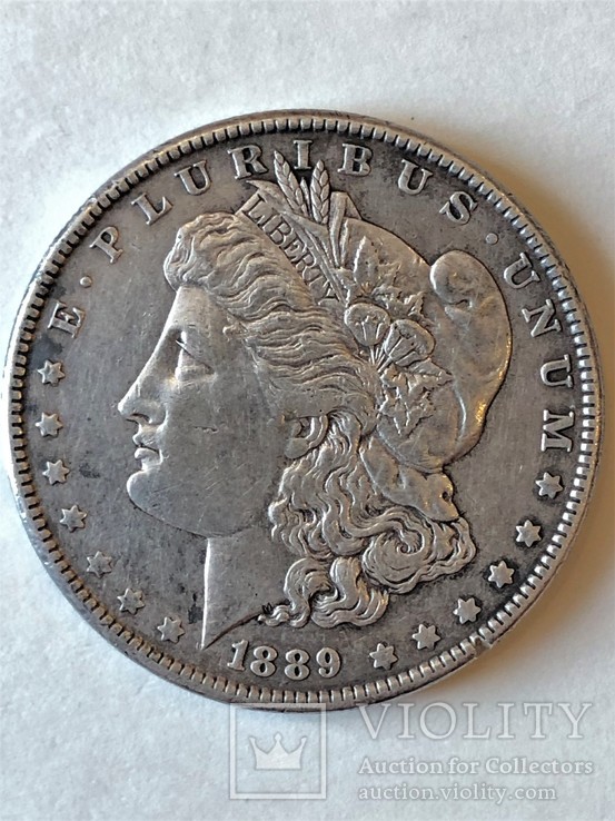 Доллар 1889 г, фото №2