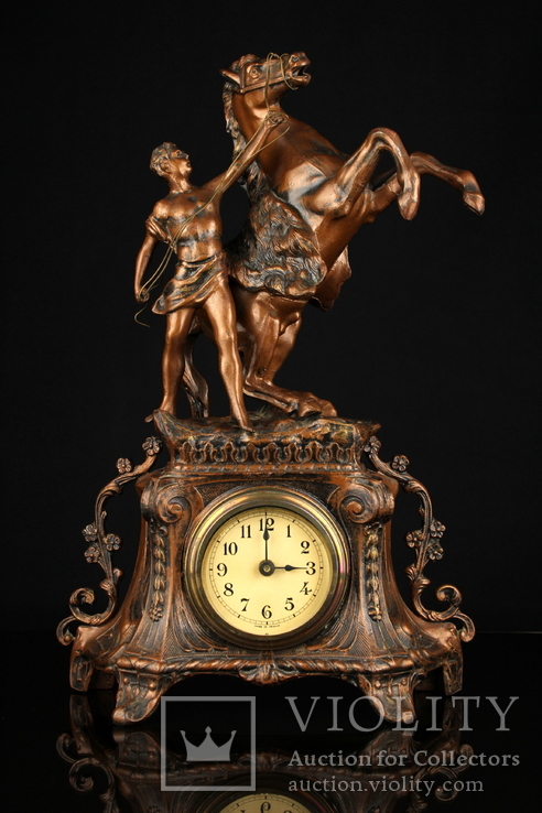Каминные часы Manufacture d'Horlogerie de Béthune. Франция (0522), фото №3
