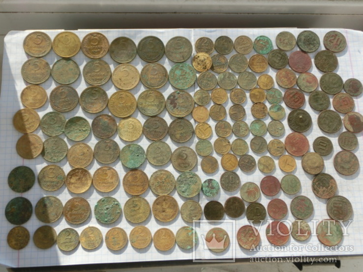 130 монет дореформы+5 коп.1934, фото №2