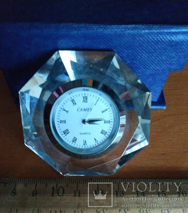 Часы Camey quartz (в оптическом хрустале), фото №6