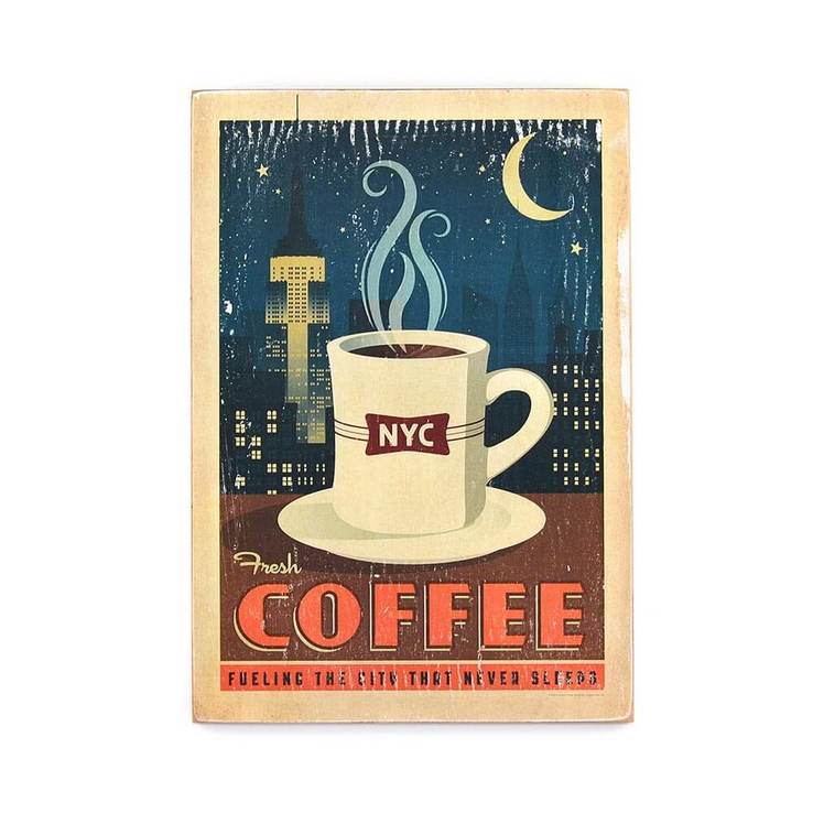 Деревянный постер "Coffe #11", фото №2