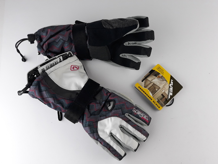 Перчатки зимние с защитой запястья Snowbord Level Glove (размер 7,5 - SМ) Сноуборд Лыжные, фото №3