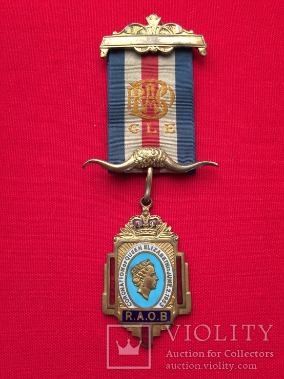 Старинный Королевский Орден буйволов (RAOB) юбилейный, фото №2