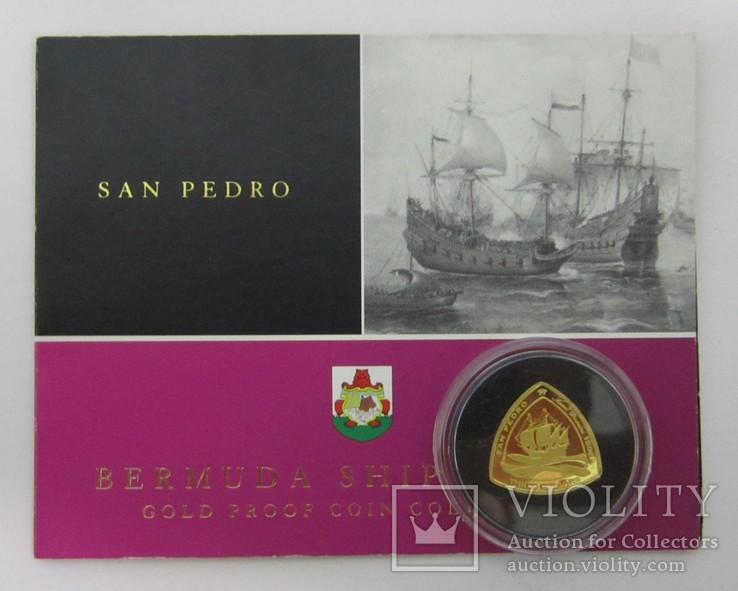 Набор монет "Кораблекрушения на Бермудских островах", фото №4