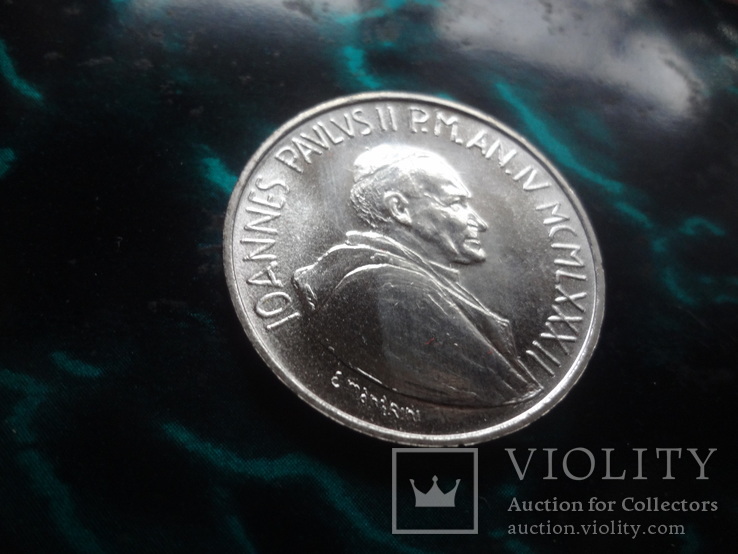 1000  лир 1982  Ватикан серебро  UNC   (6.5.1)~, фото №6