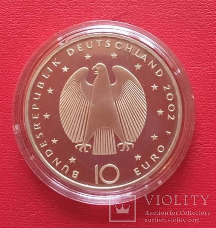 Німеччина Германия 2 шт 10 евро євро euro 2002г. Презентация евро.  2003 Футбол ЧМ 2006, фото №3