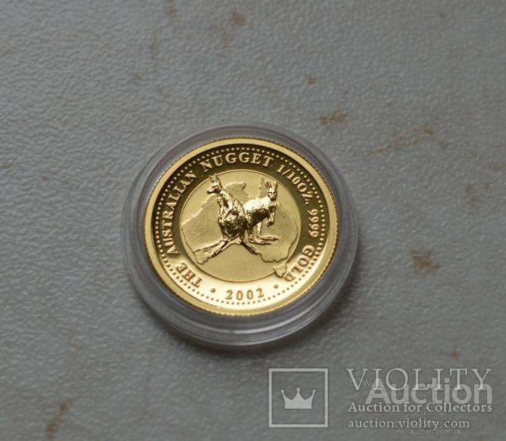 2002 Australia 15 долларов, 1/10 oz Gold Nugget, фото №3