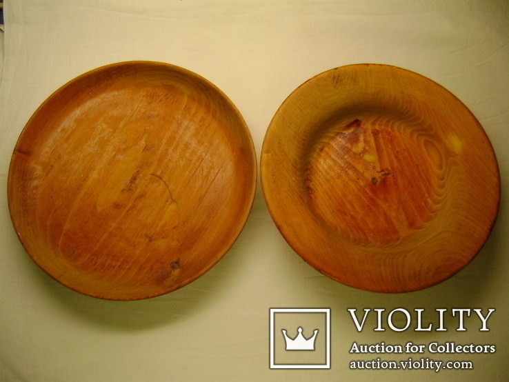 Тарелки деревянные. 2 шт., фото №2