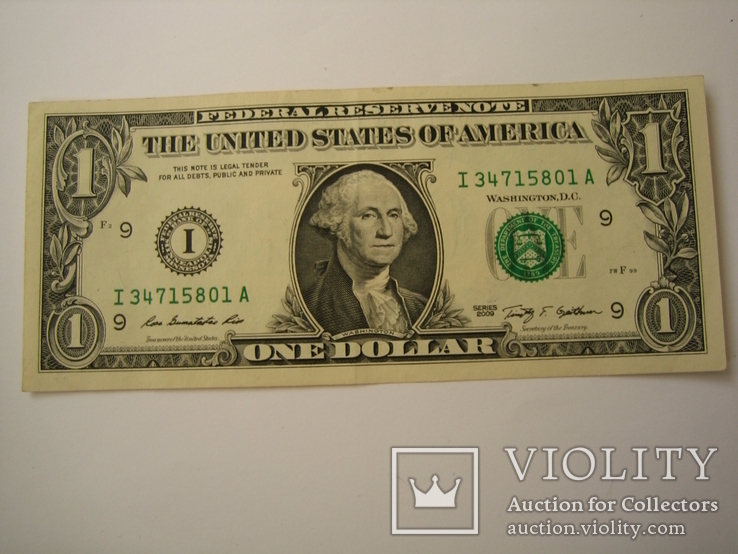 США 1 доллар 2009 года.I.Миннесота., фото №3