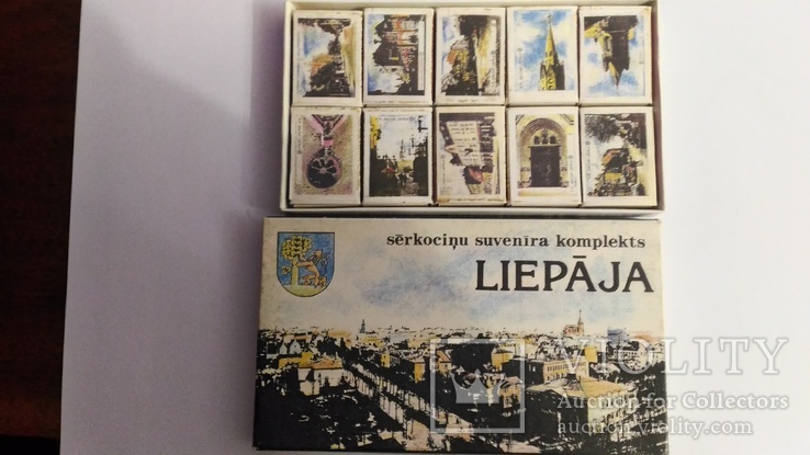 Комплект сувенирных спичек LIEPAJA, фото №3