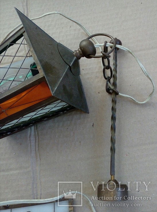 Настенный бронзовый светильник, фото №3