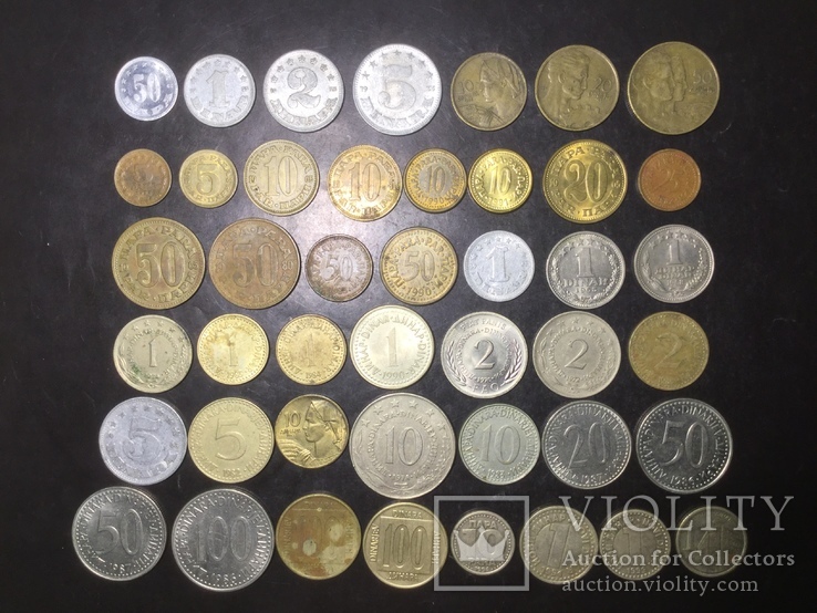 Югославия 44 монеты