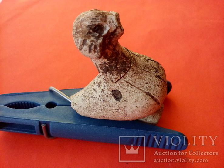 Древняя глиняная фигурка., фото №7