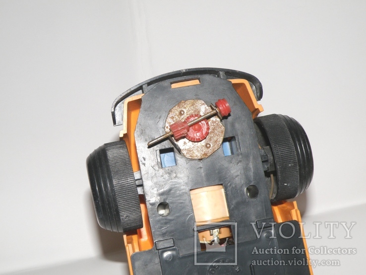 Машинка на батарейках с собачкой СССР редкая  (под ремонт), фото №6