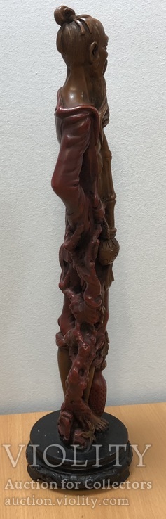 Скульптура старого рыбака. Восточный стиль. Вес 2,3 кг, фото №5
