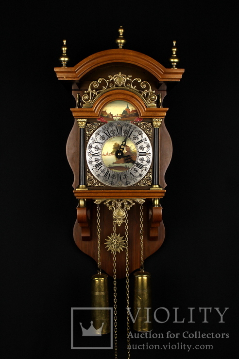 Настенные часы Sallander Orfac с немецким механизмом FHS. Голландия (0528)