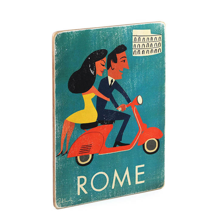 Деревянный постер "Rome #3", фото №4