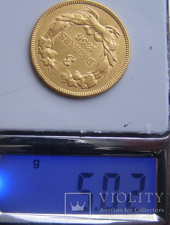3 долара 1856 р., фото №11