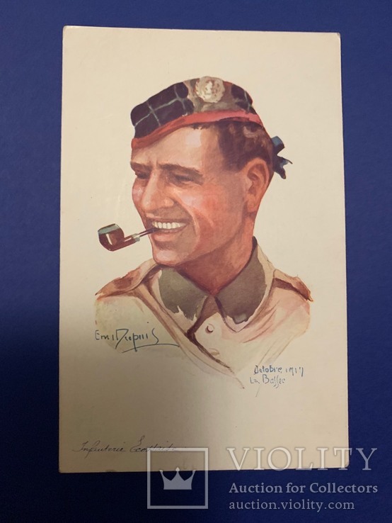 Образы солдат Первой Мировой на открытках Emile Dupuis, фото №3