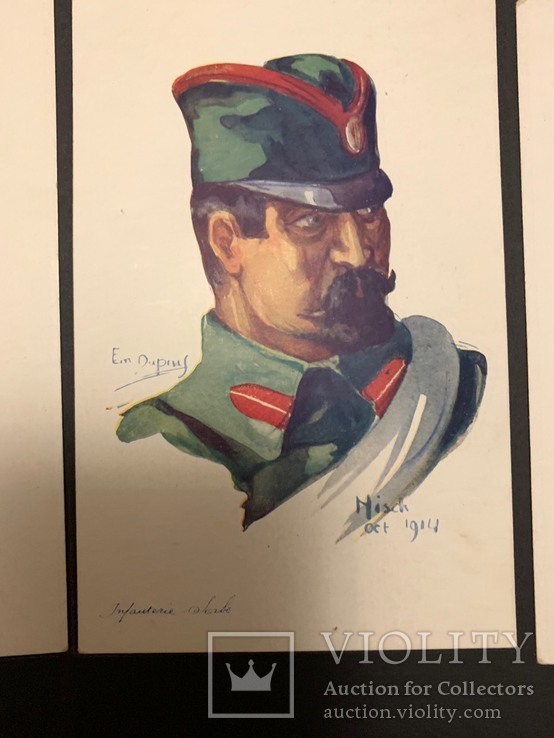 Образы солдат Первой Мировой на открытках Emile Dupuis, фото №6