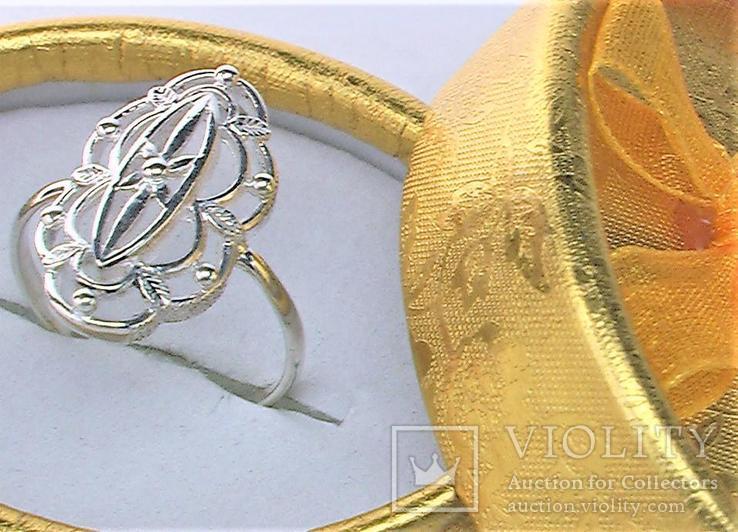 Кольцо перстень серебро СССР 925 проба 3,38 грамма 20 размер, фото №2