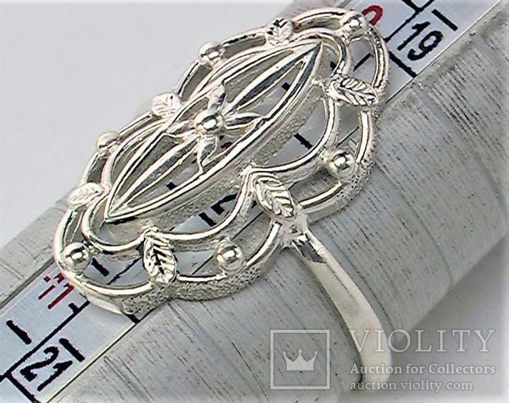 Кольцо перстень серебро СССР 925 проба 3,38 грамма 20 размер, фото №7