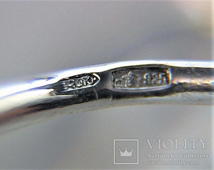 Кольцо перстень серебро СССР 925 проба 3,38 грамма 20 размер, фото №9