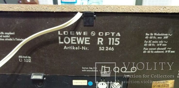 Radio Loewe Opta, Radio &amp; Receiver.Из Германии, фото №5