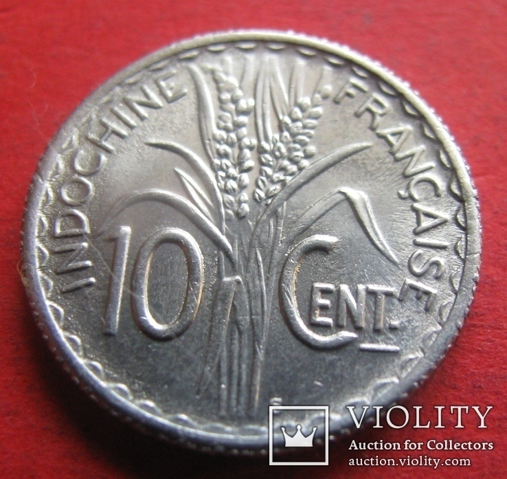 Індокитай Французький 10 центів 1941, фото №4