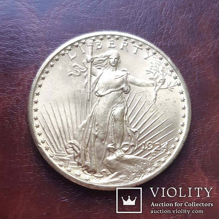 Золото 20 долларов 1924 г. США