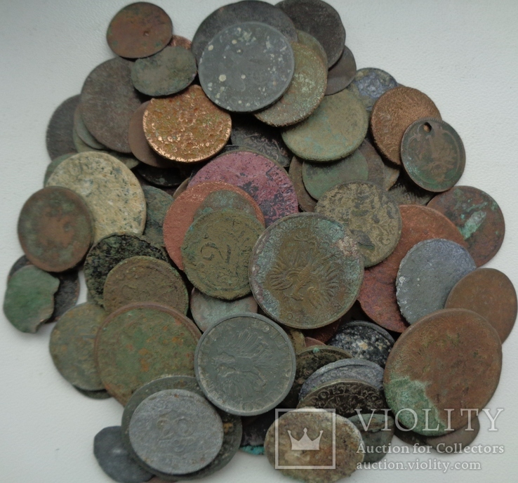 105 старых монет мира, фото №2