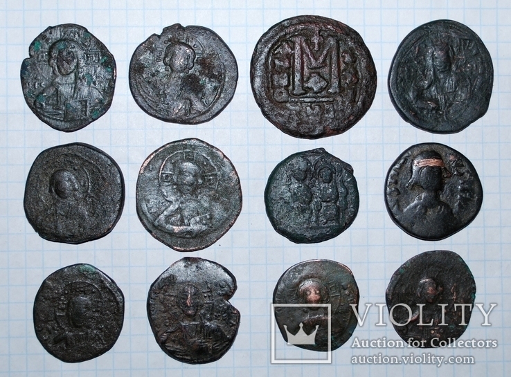 Лот монет Византии 12 шт., фото №2