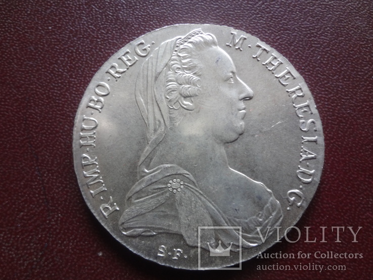Талер Марии Терезии 1780 серебро    (8.3.7)~, фото №4