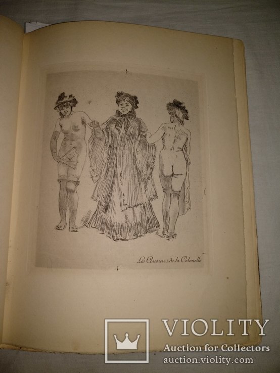 1908 Эротика офорты обнаженное женское тело, фото №11