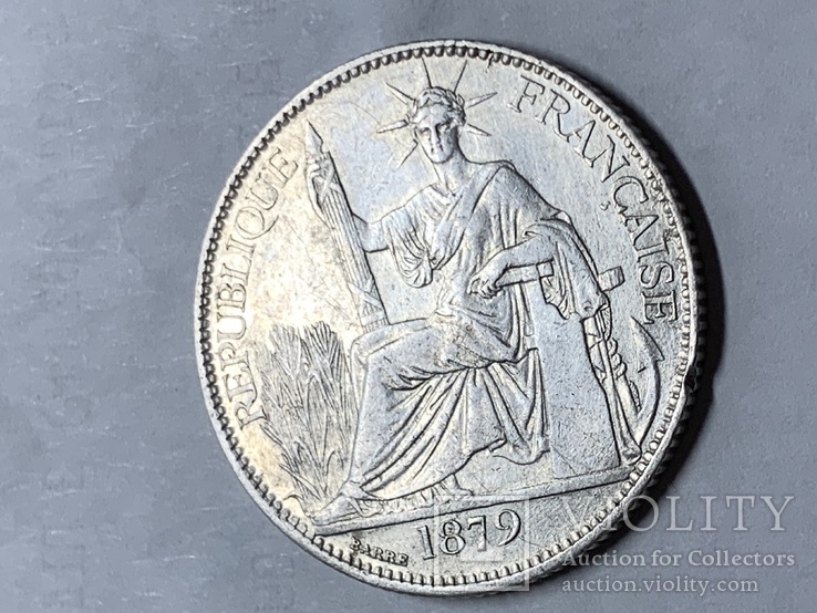 20 центов  Французкая-Кохинхина 1879 г, фото №8