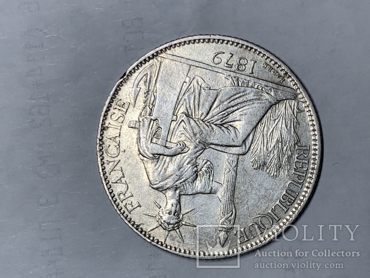 20 центов  Французкая-Кохинхина 1879 г, фото №9