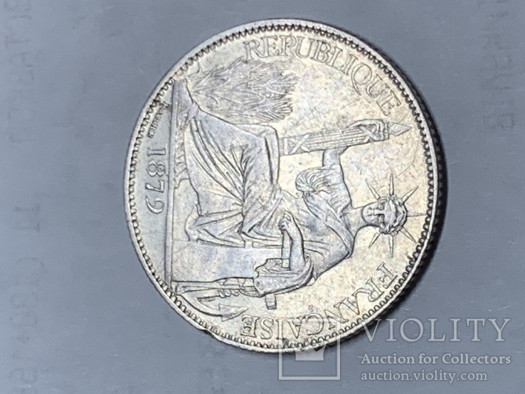 20 центов  Французкая-Кохинхина 1879 г, фото №10